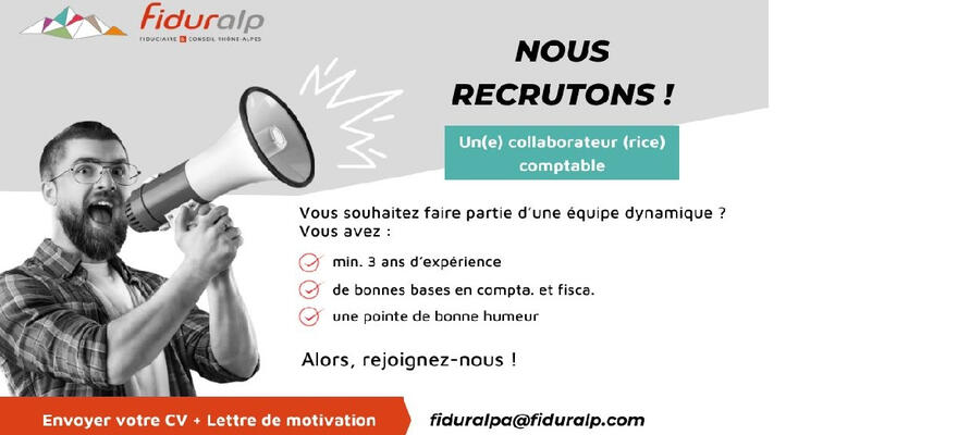 Collaborateur(rice) comptable Annemasse
